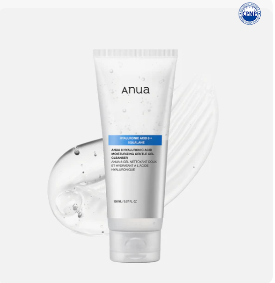 Anua – 8 Hyaluronic Acid Moisturizing Gentle Gel Cleanser, 150ml
